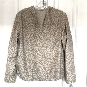 Liz Claiborne Women’s Lightweight Water Repellent Golf Top Hooded Blouse Jacket